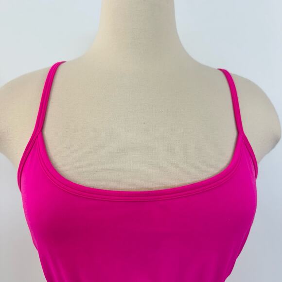 Monreal London Bralette Stretch Cut-Out Back Crop Top Fuchsia Pink | Size M/L - Picture 4 of 10